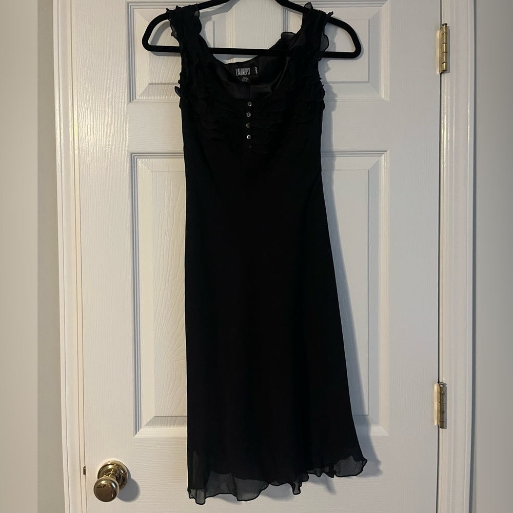 Laundry by Shelli Segal black dress
